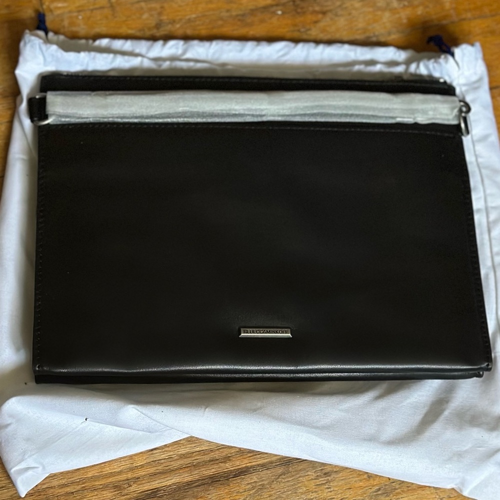 Rebecca Minkoff Black Leather Clutch
